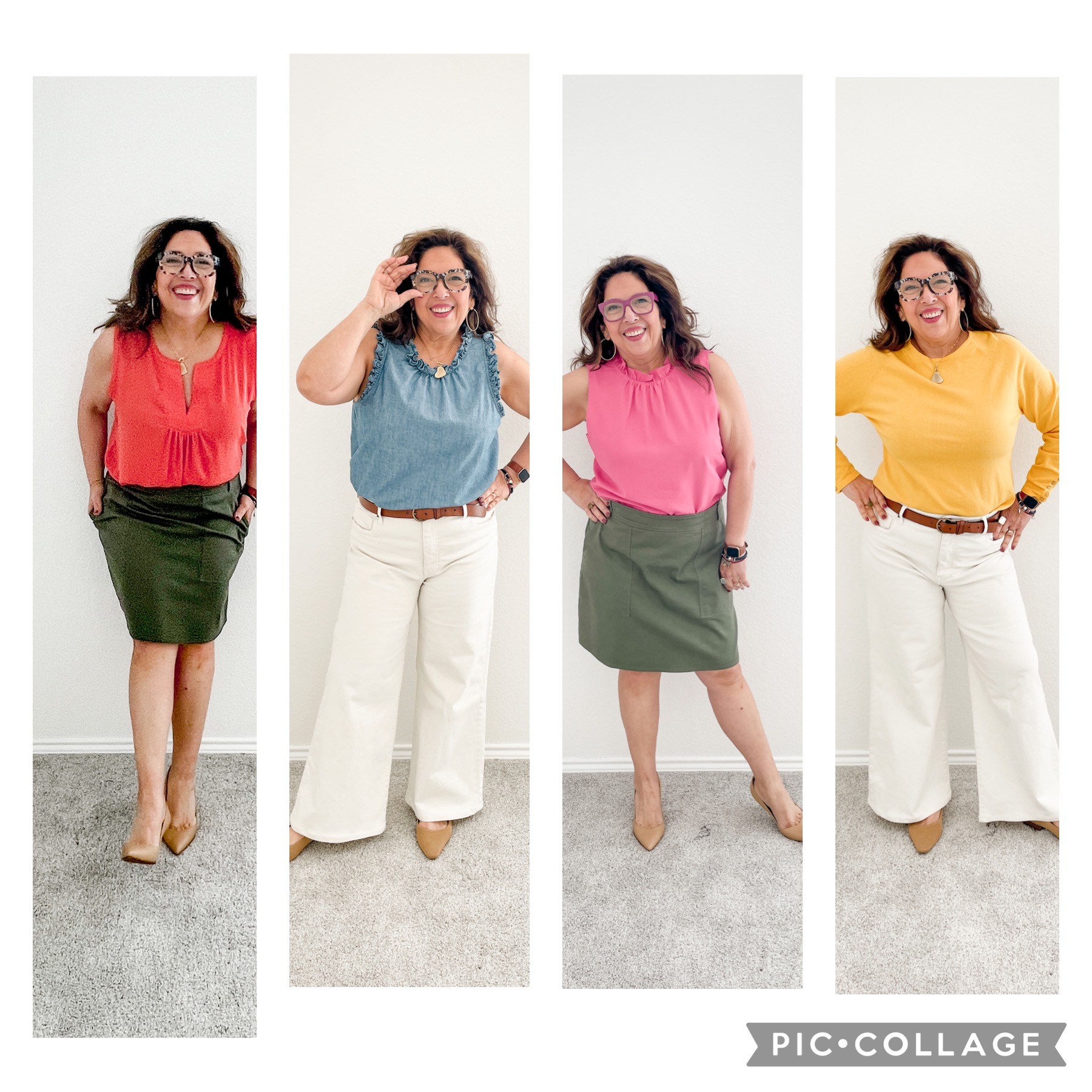 Neutrals and Bright Colors
